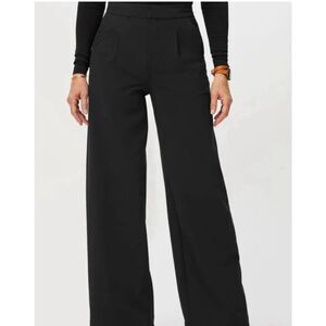 FIGS Womens Black FIGSPRO™ High Waisted Wide Leg Trousers XS